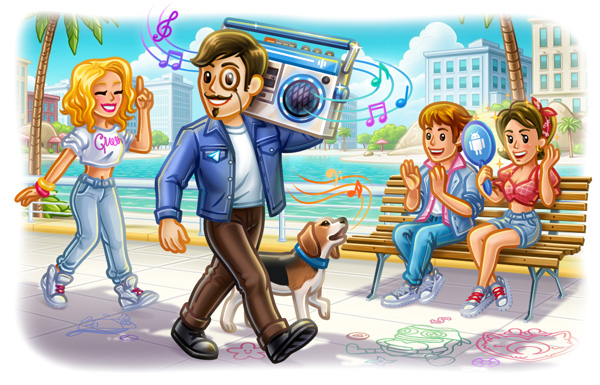 Музыка ў профілях, тэмы падарункаў, статыстыка падарункаў і многае іншае